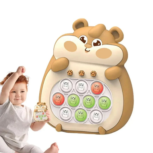 Schnelligkeitsspiel für Kinder – Interaktives Hamster-Puzzle mit 4 Spielmodi