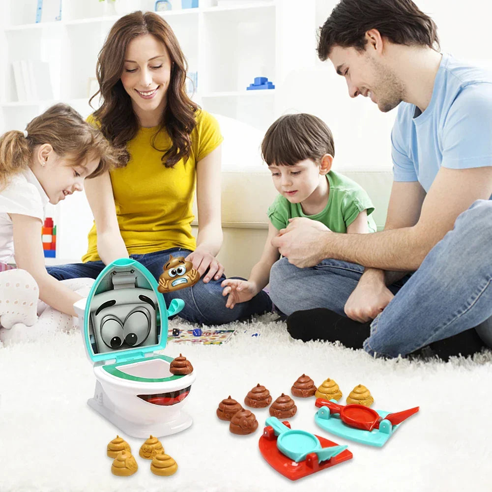 Sorgt für stundenlangen Spaß – Lustiges Toiletten-Familienspiel für Kinder & Erwachsene