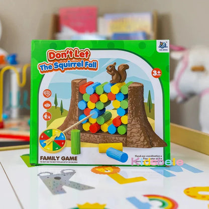 Lassen Sie das Eichhörnchen nicht umkippen – Spannendes Balance-Brettspiel für Kinder