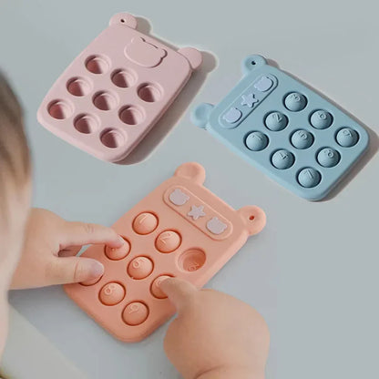 Beißring & Fidget-Spielzeug – Weicher Silikon-Stresslöser Für Babys