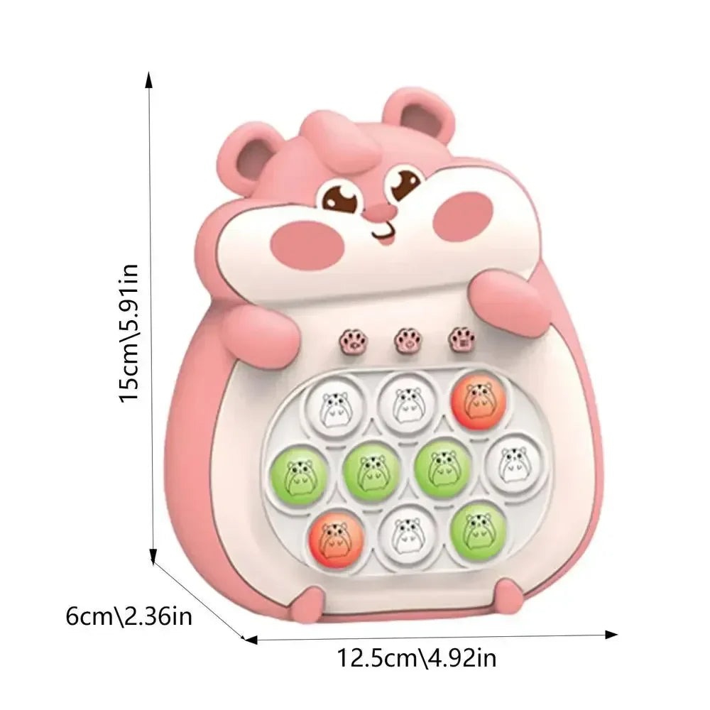 Schnelligkeitsspiel für Kinder – Interaktives Hamster-Puzzle mit 4 Spielmodi