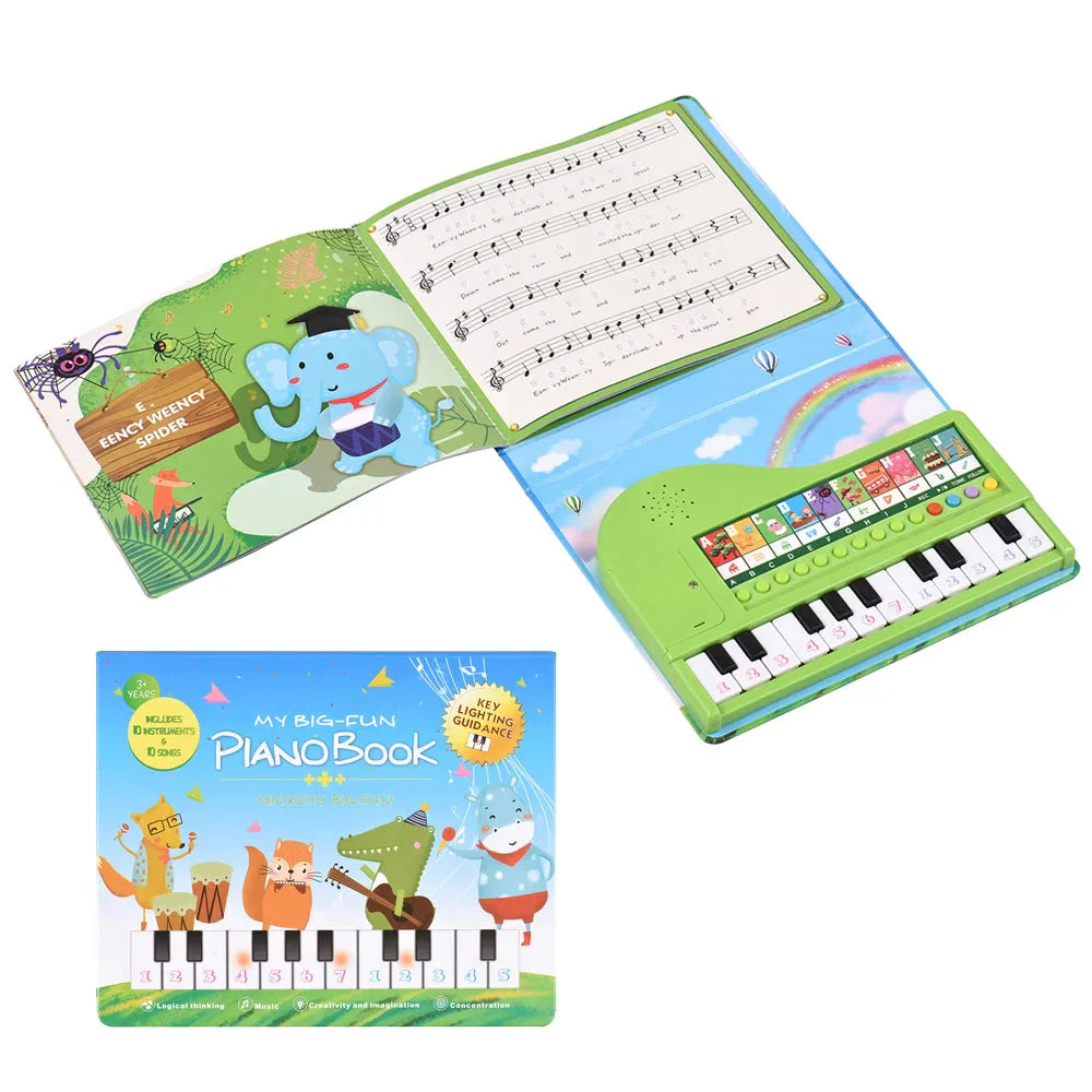 Magische Musik – Kinder-Klavierbuch mit Lichtern und Liedern