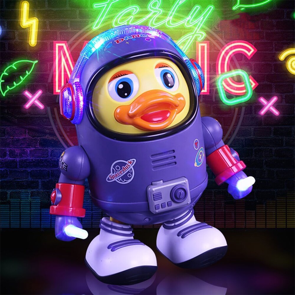 Leuchtende Tanz-Ente – Interaktives Weltraum-Spielzeug Mit Musik & Licht