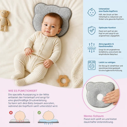 Baby-Stützkissen aus Memory-Schaum für optimalen Komfort