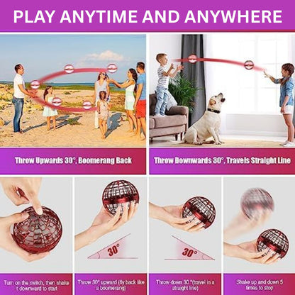 Schwebender Spielball