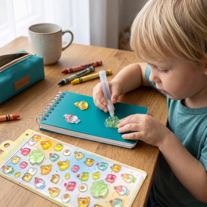 3D-Pfoten-Sticker – Niedliche weiche Puffy-Sticker für Kinder