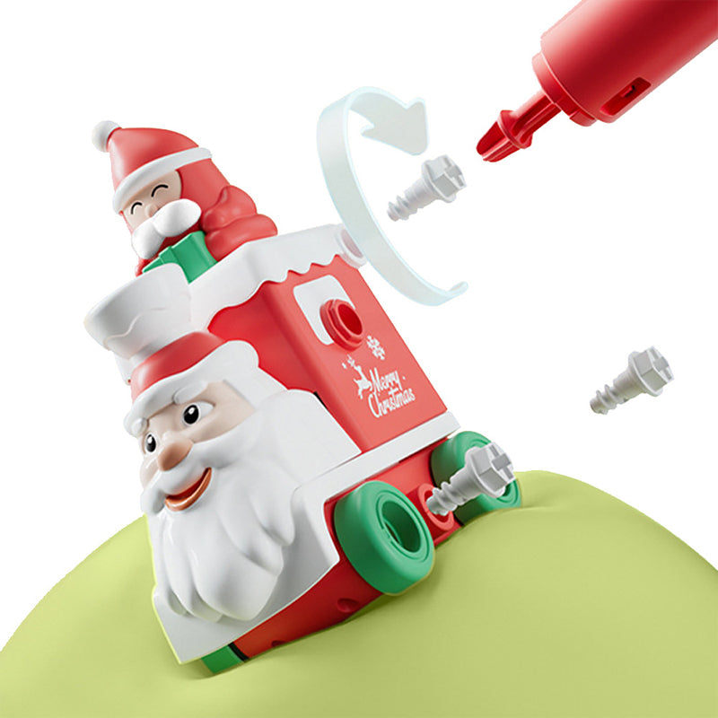 2in1 Transformierender Weihnachtszug und Weihnachtsmann Roboter