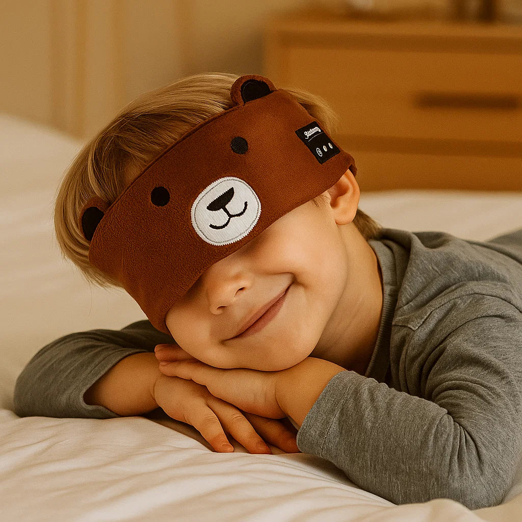 2in1 Angenehme Bluetooth Kopfhörer und Schlafmaske für Kinder