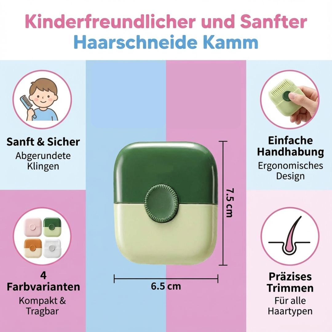 Kinderfreundlicher und Sanfter Haarschneide Kamm