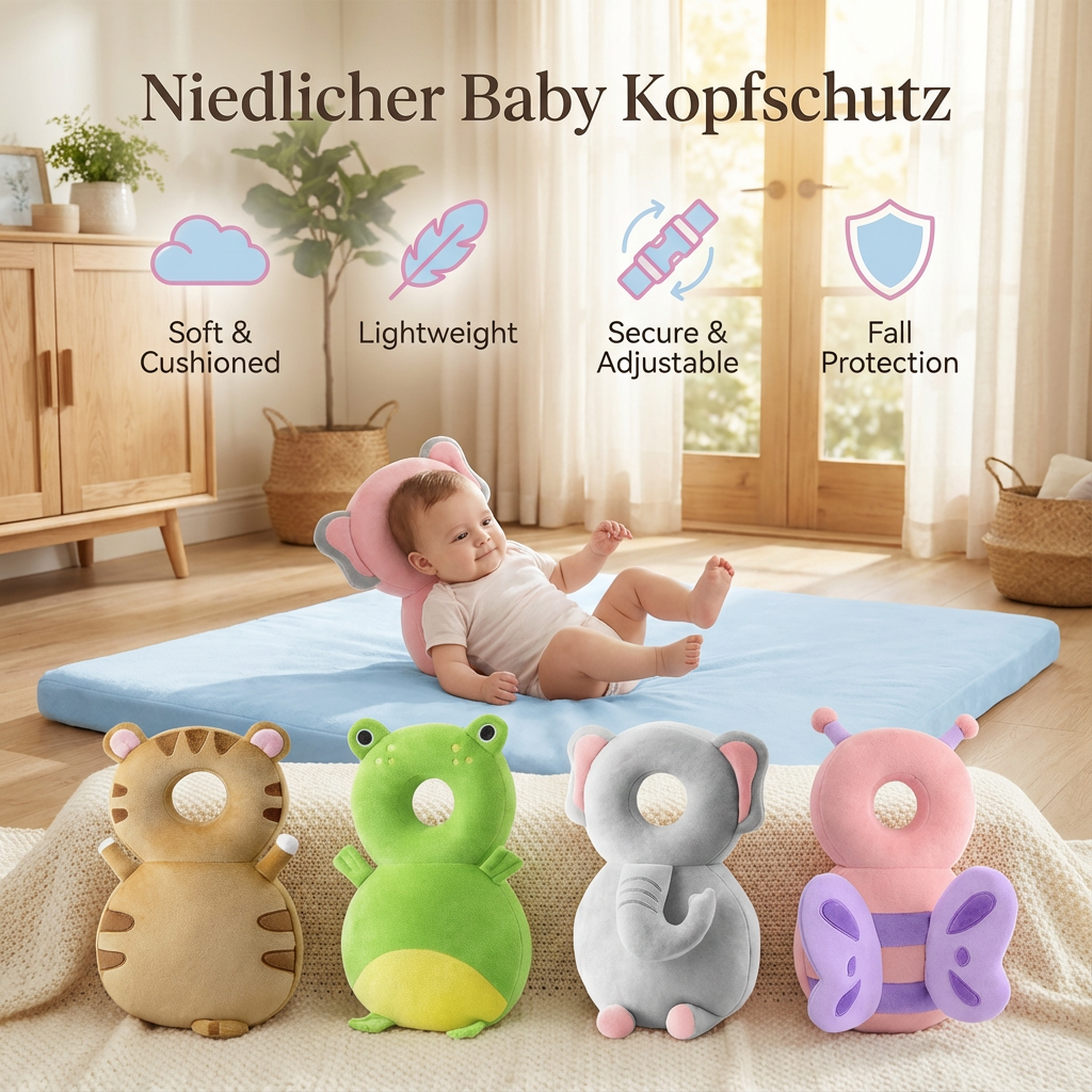 Niedlicher Baby Kopfschutz