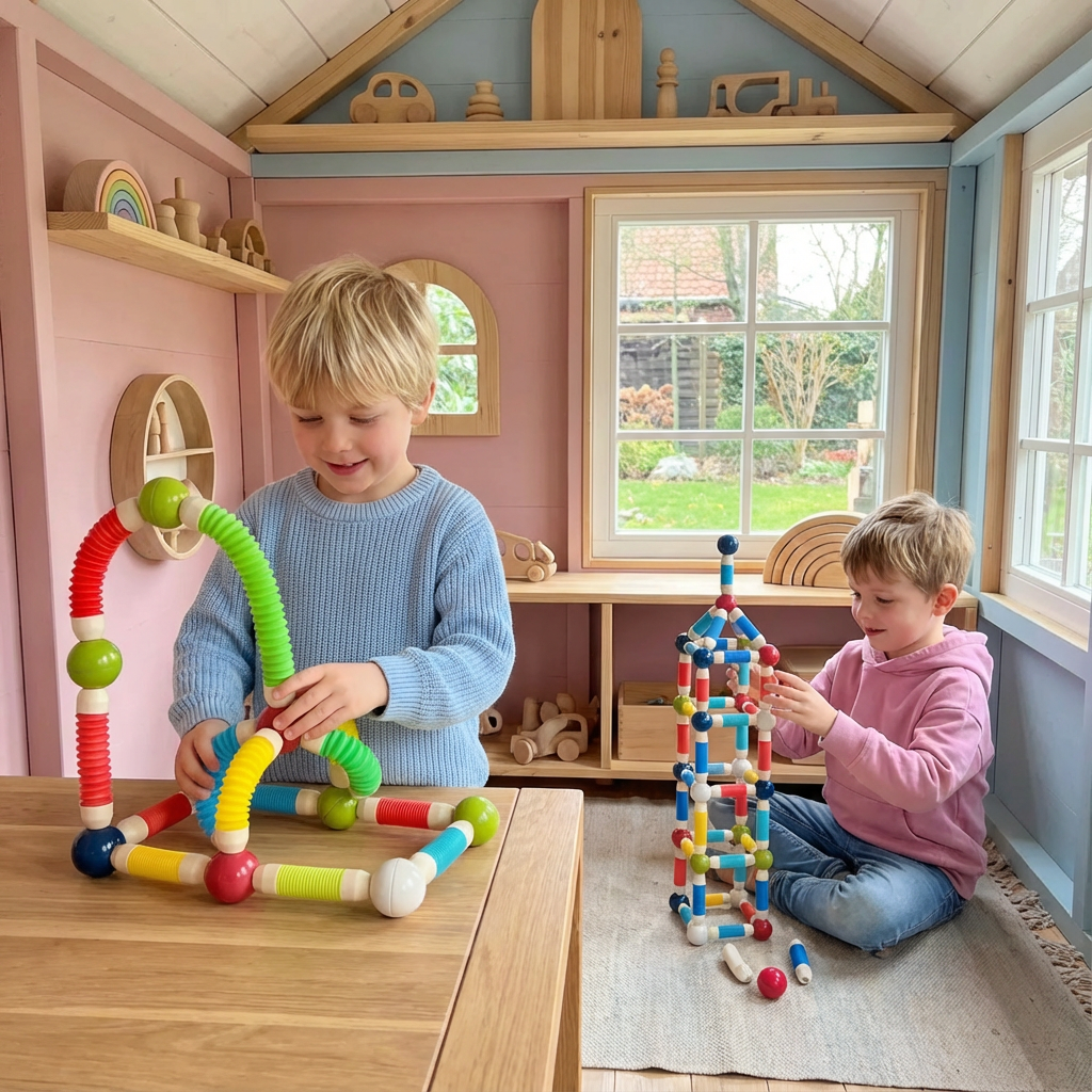 Montessori Formbare Magnetbausteine