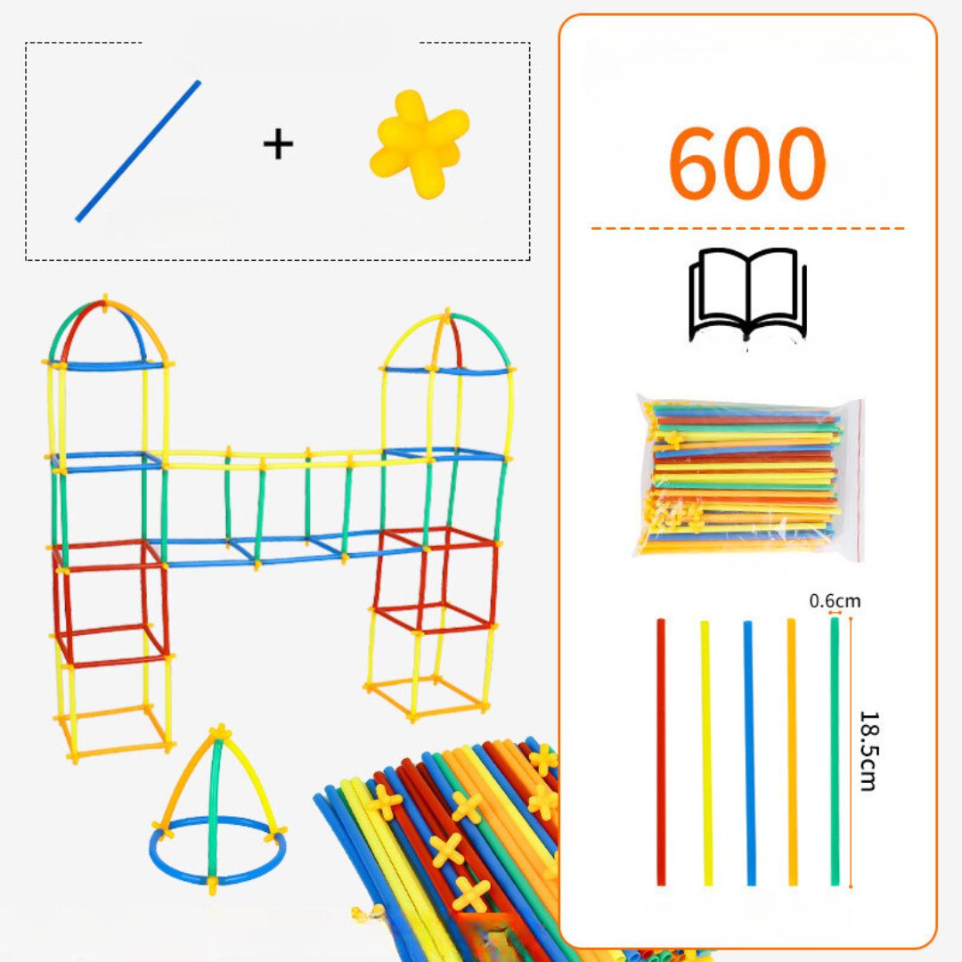 Kreatives Stangenbauset für Kinder