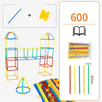 Kreatives Stangenbauset für Kinder