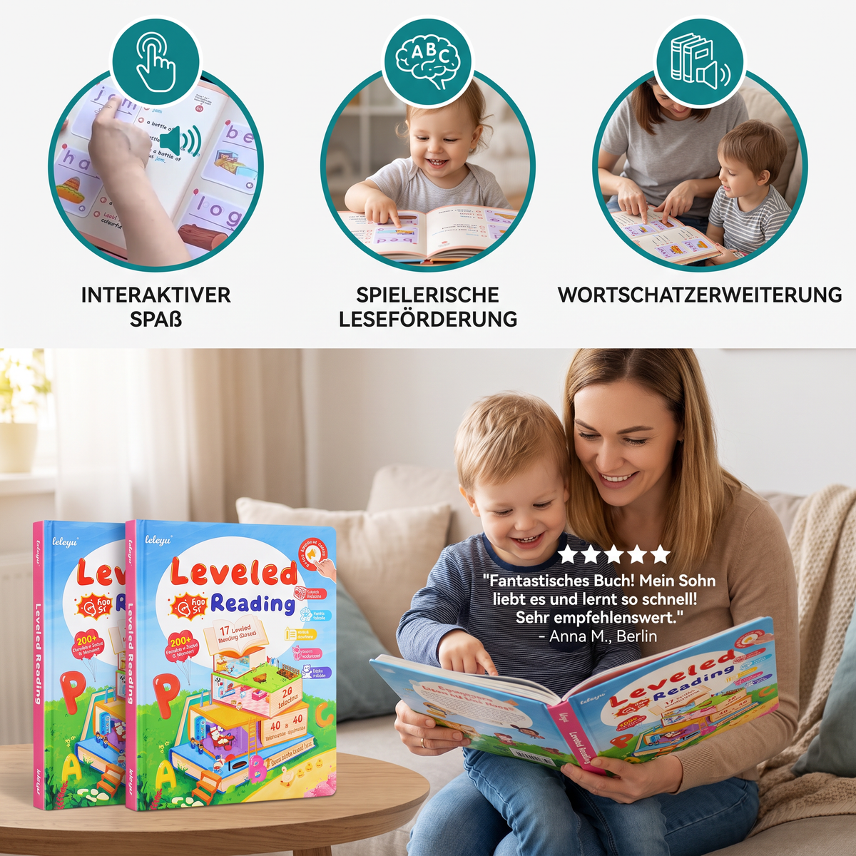 Mein erstes Sound-Lesebuch – Interaktives Lesen & Spielerische Leseförderung