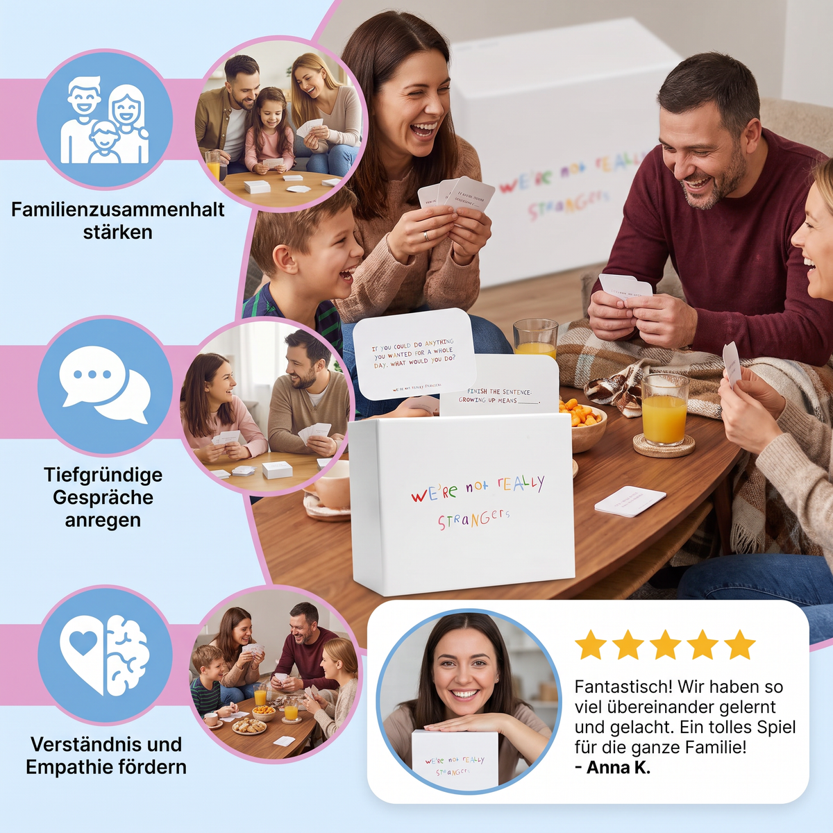 Familien-Fragespiel für Kinder – Der perfekte Spielspaß für jede Gelegenheit