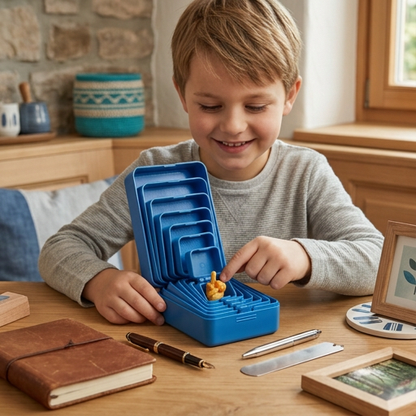 Lustige Überraschungs-Geschenkbox mit mehreren Schachteln