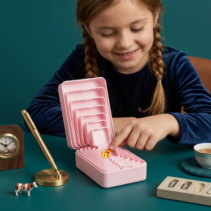Lustige Überraschungs-Geschenkbox mit mehreren Schachteln