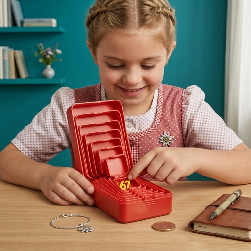 Lustige Überraschungs-Geschenkbox mit mehreren Schachteln