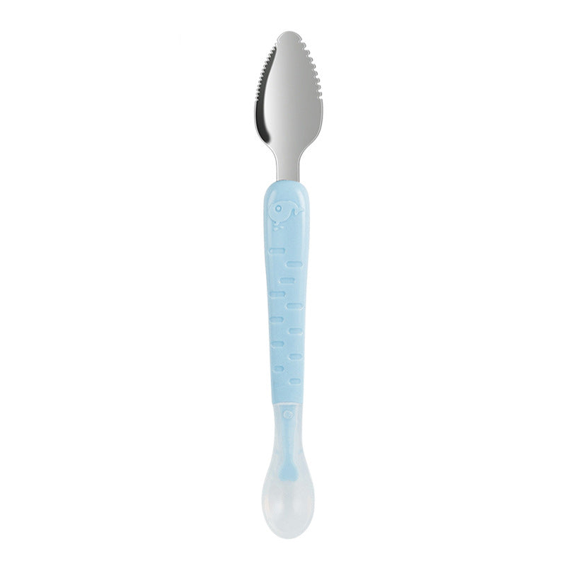 2-in-1 Silikon Löffel für Babys