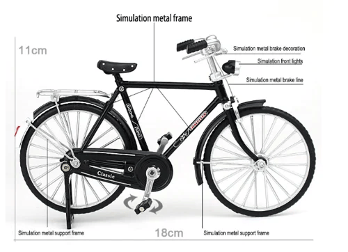 DIY Modellfahrrad im Miniaturmaßstab