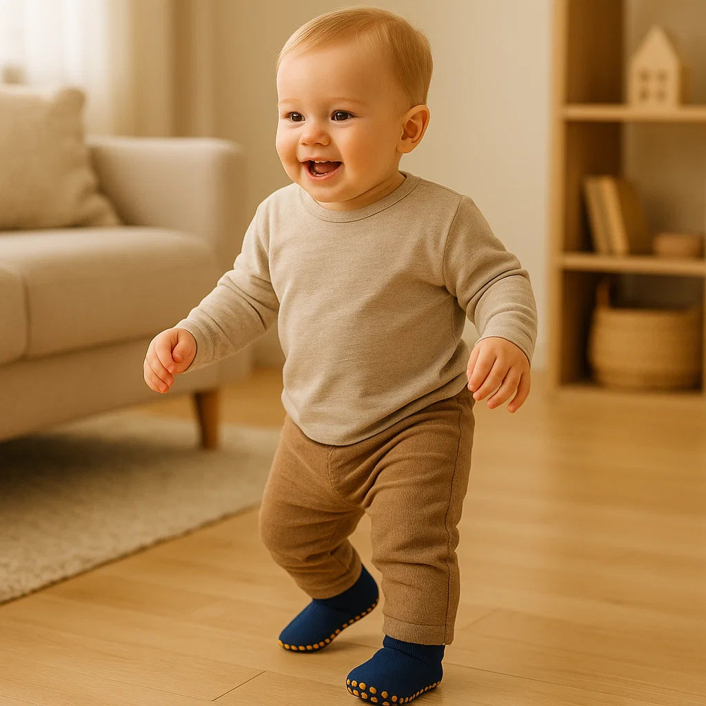 Sichere Anti-Rutsch Socken Schuhe für Kinder