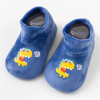 Anti-Rutsch Socken Schuhe für Kinder – Warme Plüsch Hausschuhe